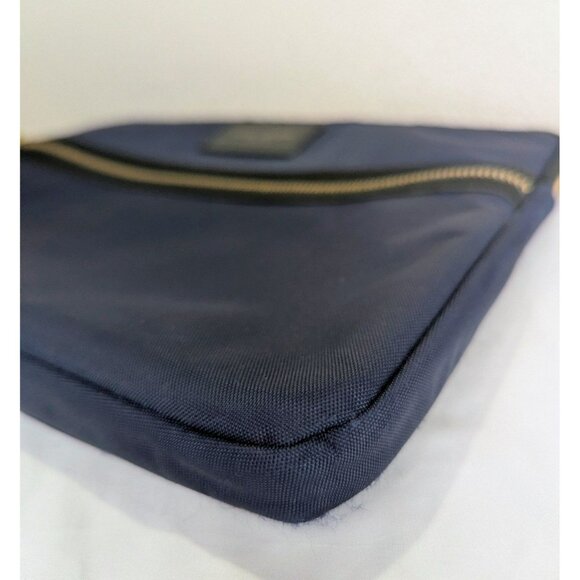 MARC JACOBS Nylon Laptop Sleeve Bag Pouch Blue Black - Picture 9 of 12